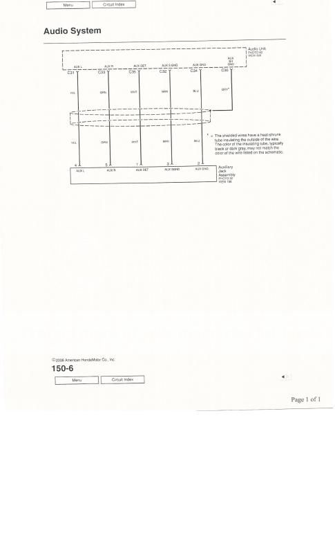 2007 TL Audio and Navi Wiring Diagram - AcuraZine - Acura Enthusiast